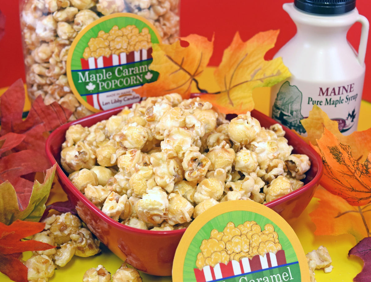Caramel Popcorn Maine Maple Len Libby Candies caramel-popcorn-maine-maple-len-libby-candies