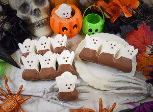 Milk Chocolate Dipped Marshmallow Ghost Peeps