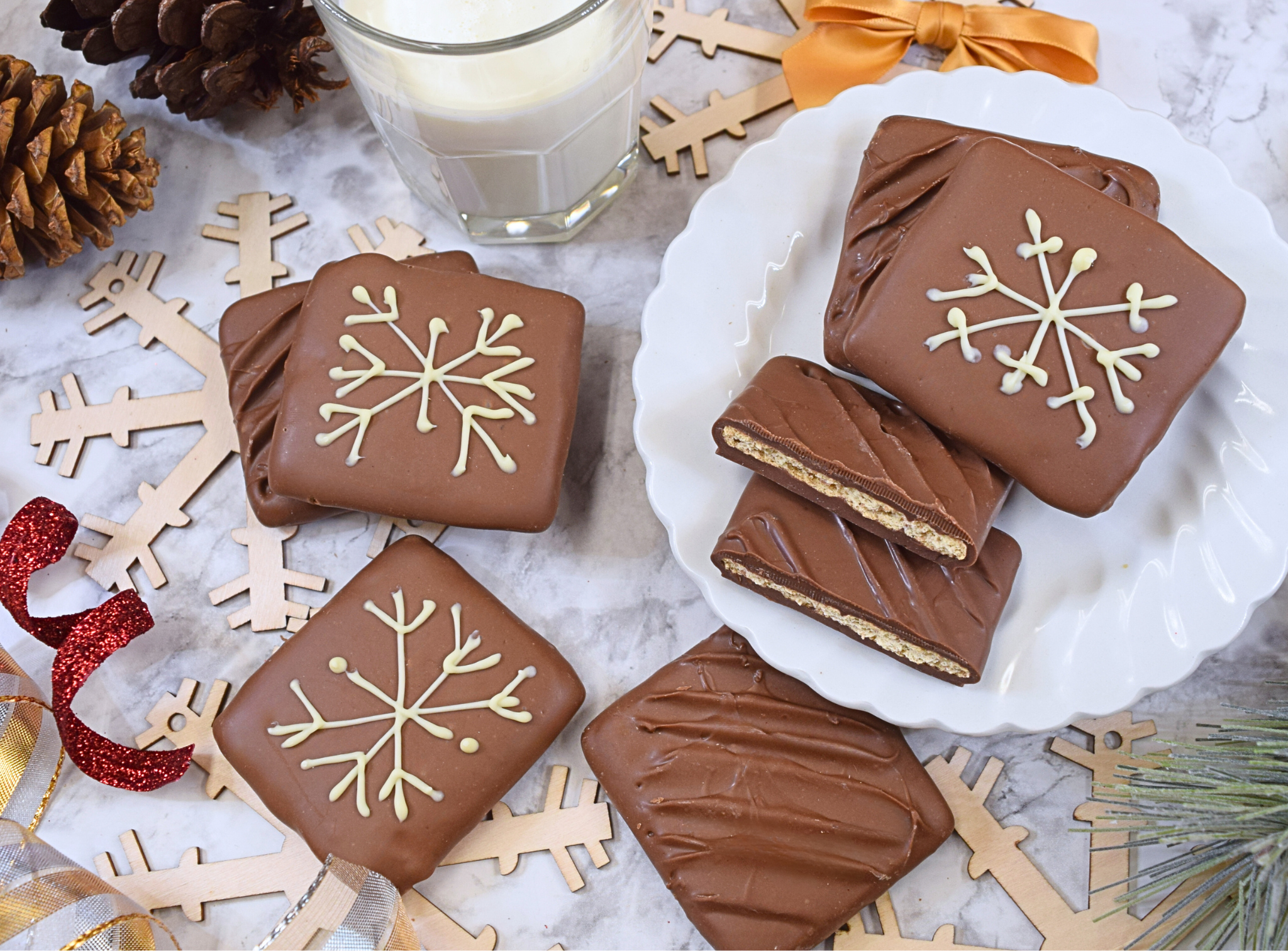 Snowflake Graham Crackers