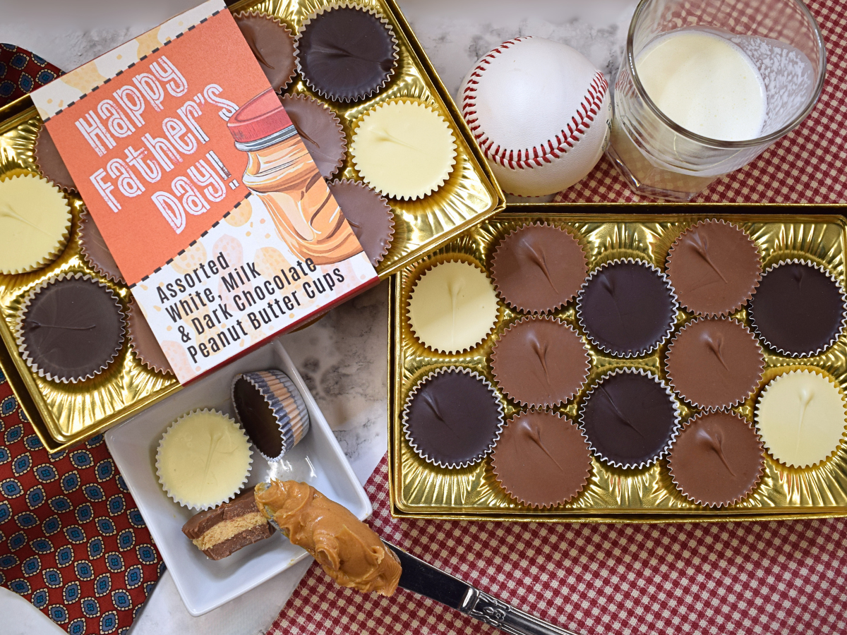 12pc Peanut Butter Cup Gift Box - Father's Day