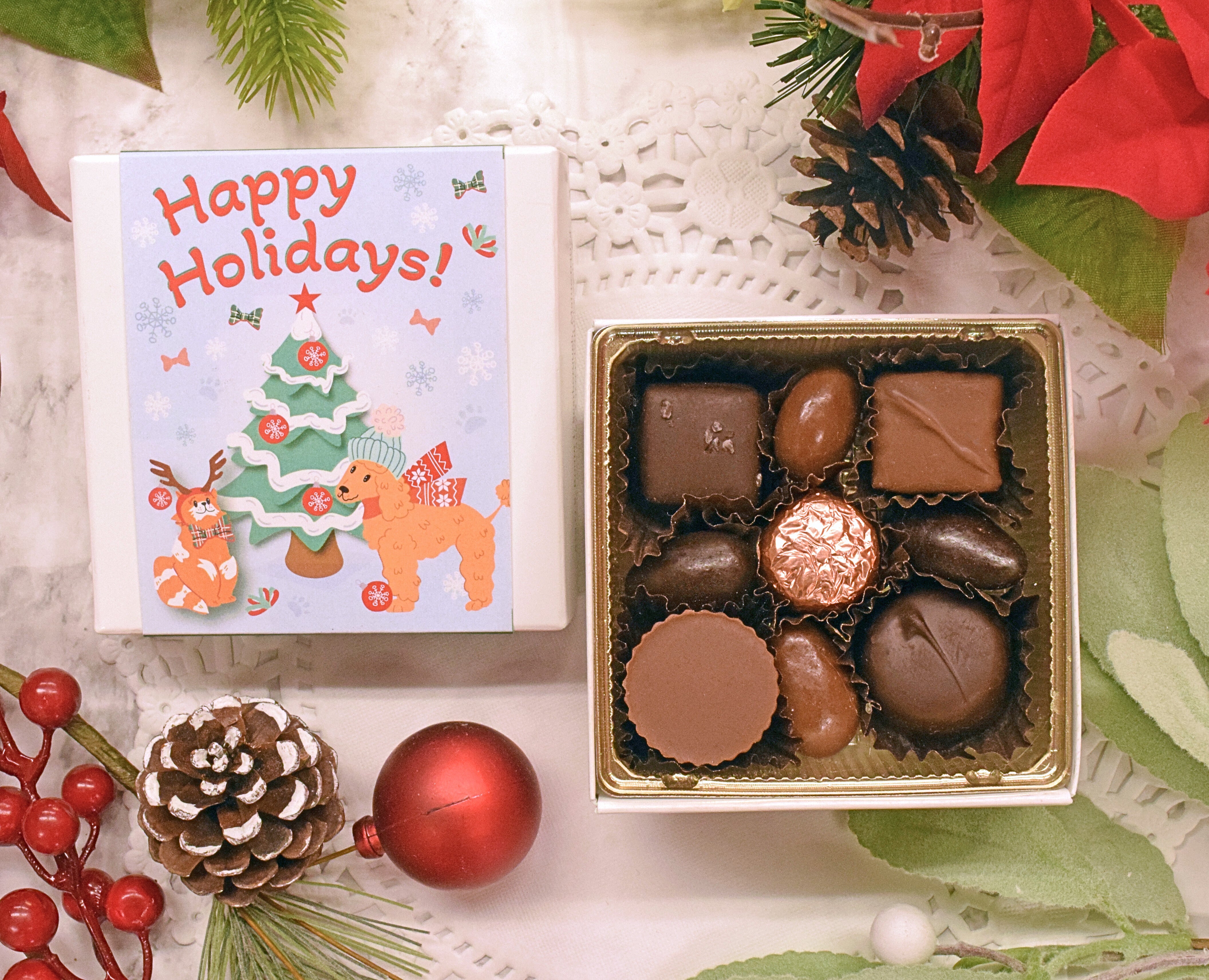 6pc or 16pc Signature Gift Box - Happy Holidays!