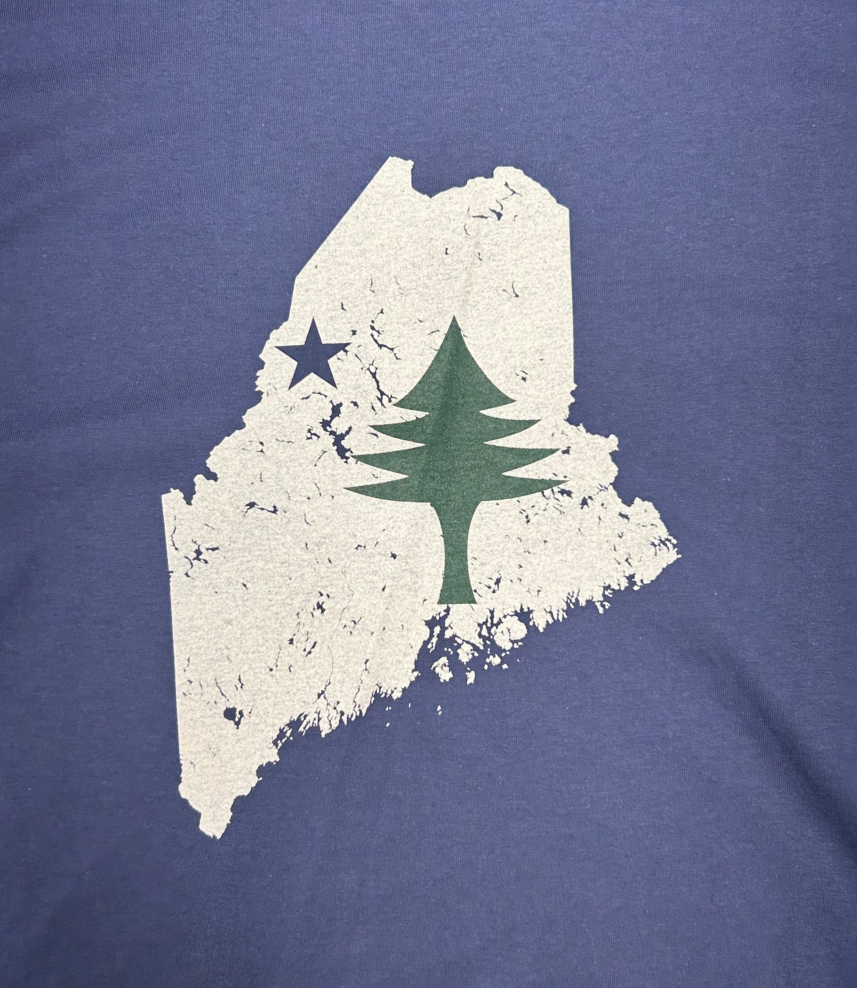 Old Maine Flag State T-Shirt