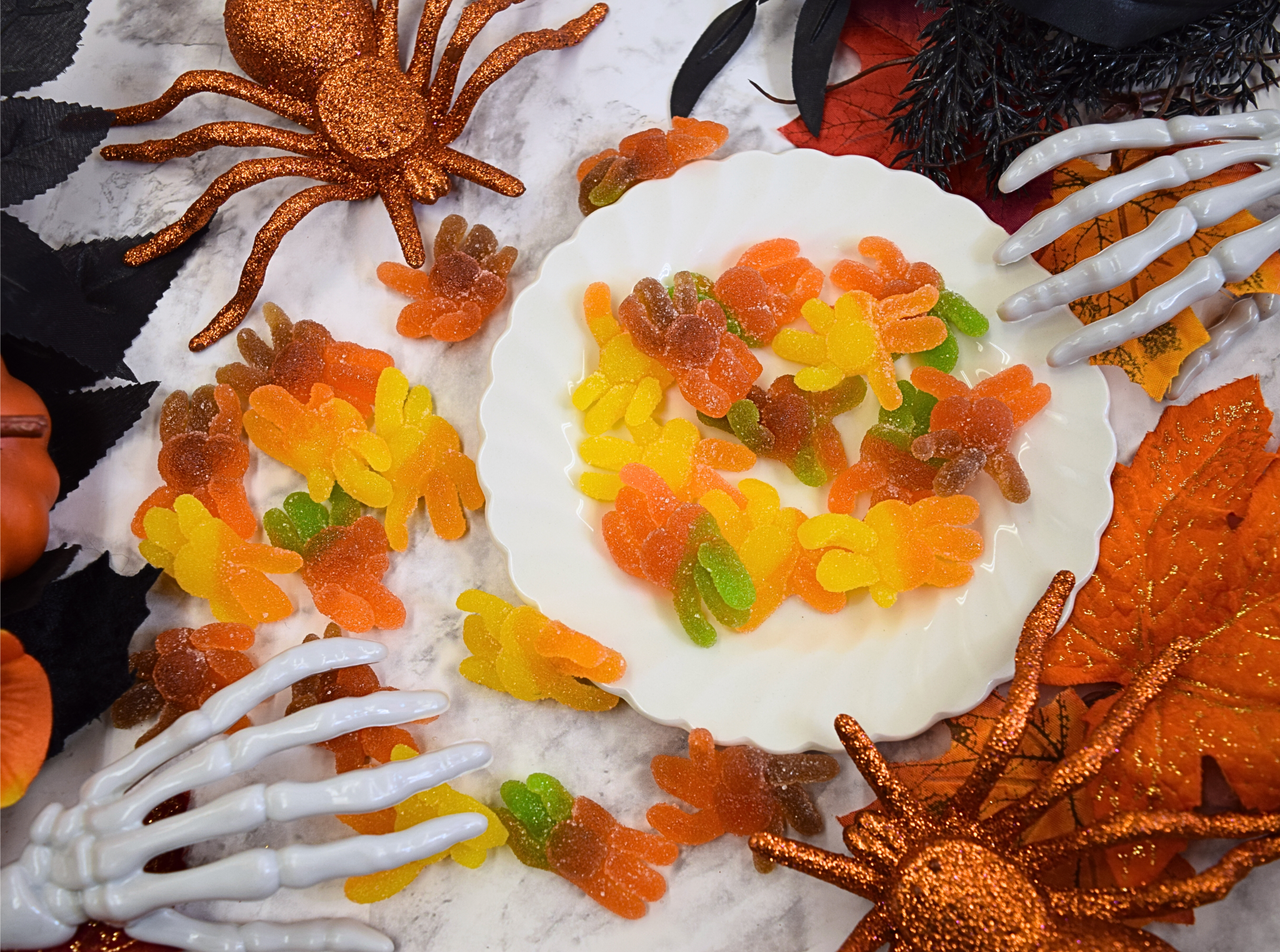 Gummi Hairy Spiders