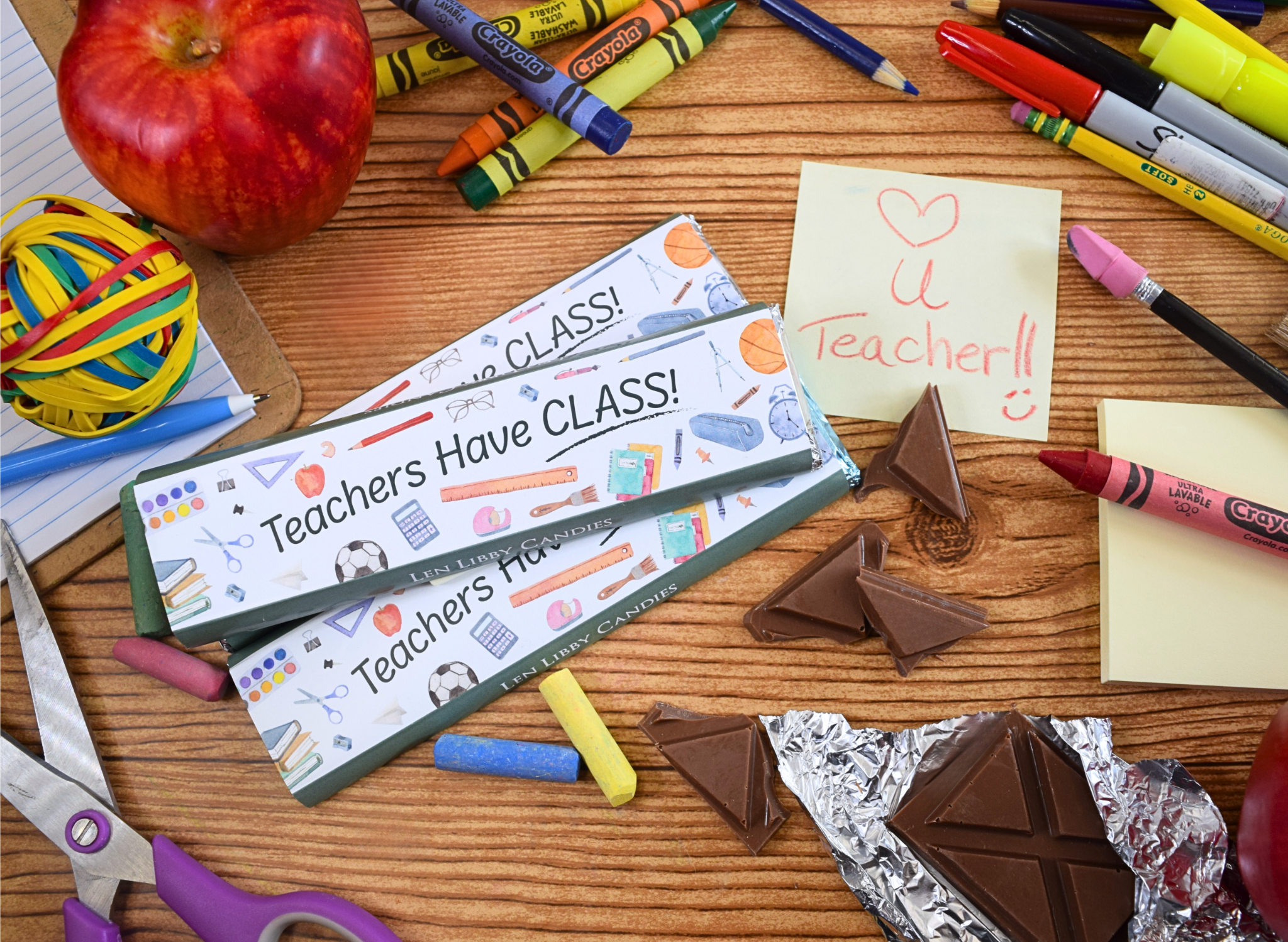 Large Chocolate Bar - Teacher's Have Class