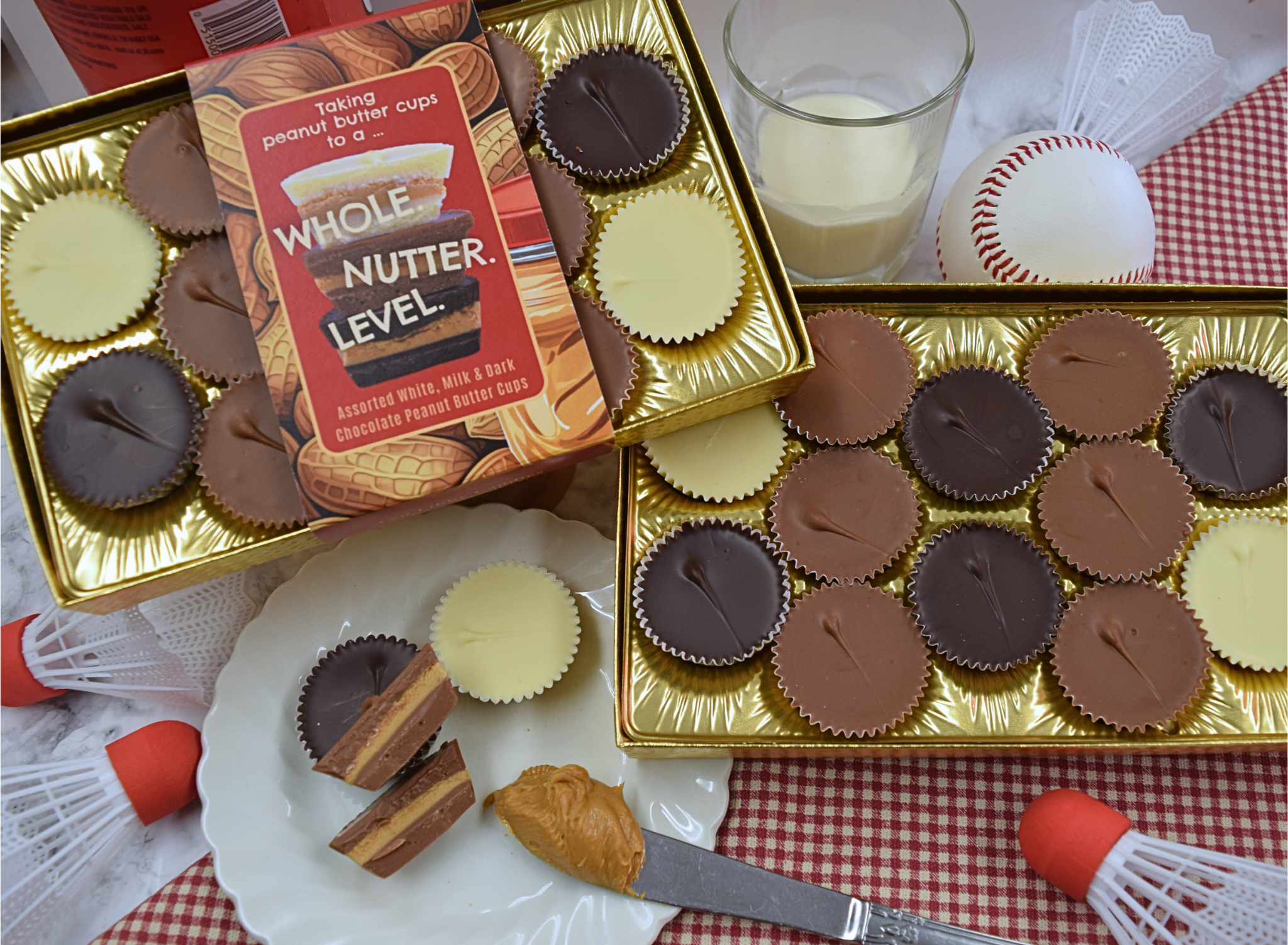 12pc Peanut Butter Cup Gift Box - Whole Nutter Level