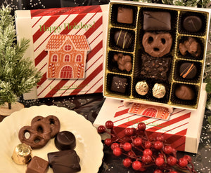 6pc or 16pc Signature Gift Box - Gingerbread House
