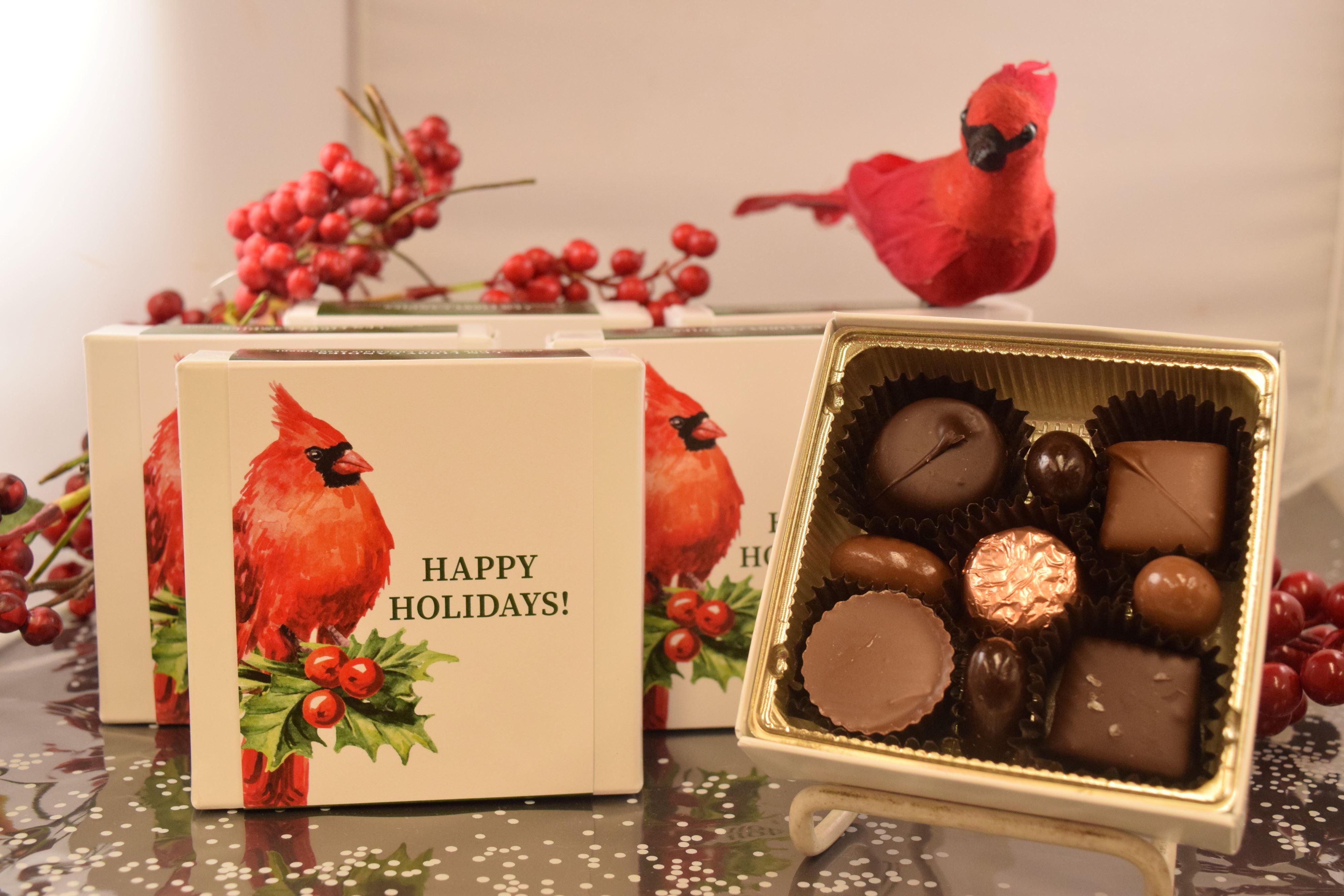 6pc or 16pc Signature Gift Box - Christmas Cardinal