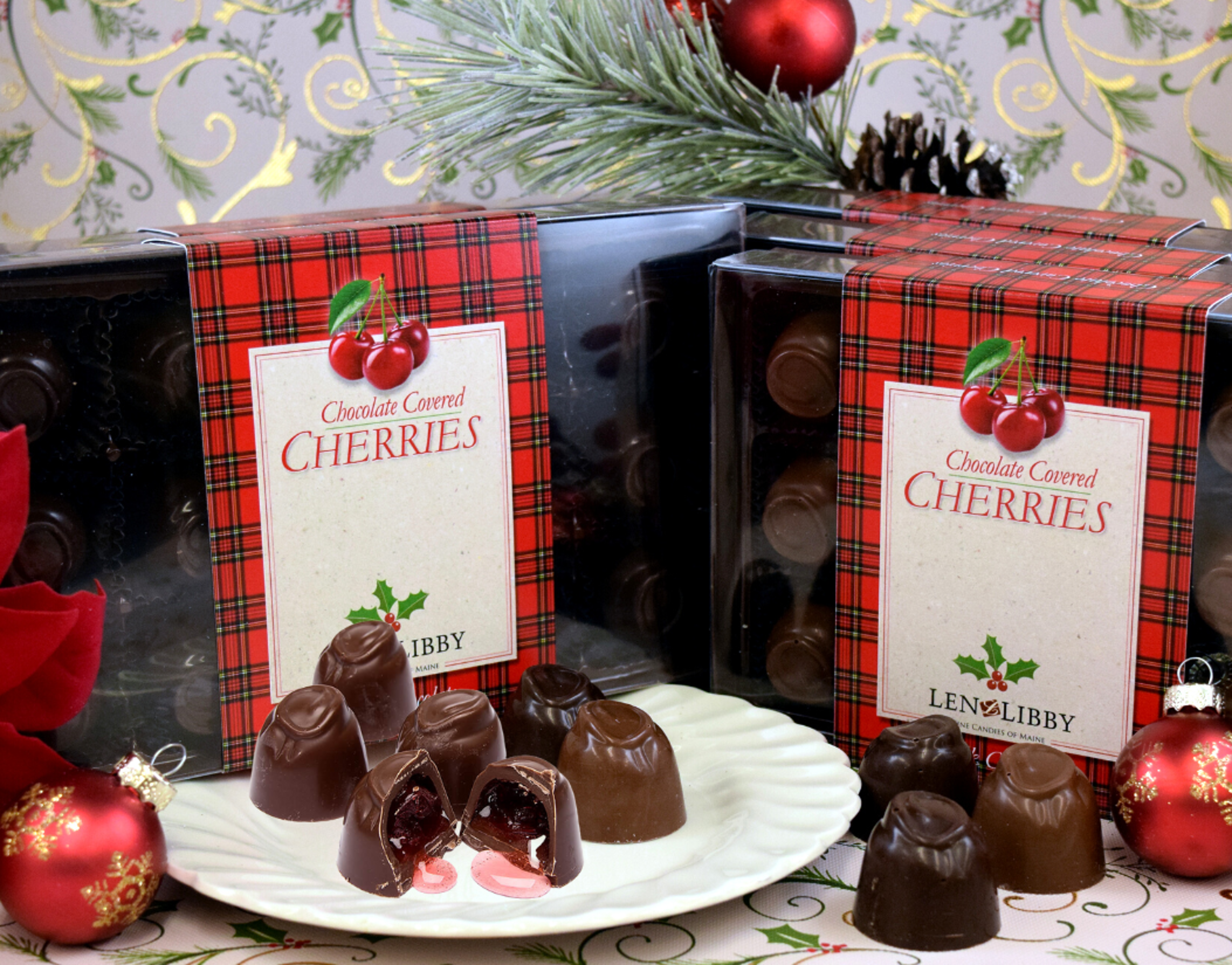 Cherry Cordials Gift Box - Christmas
