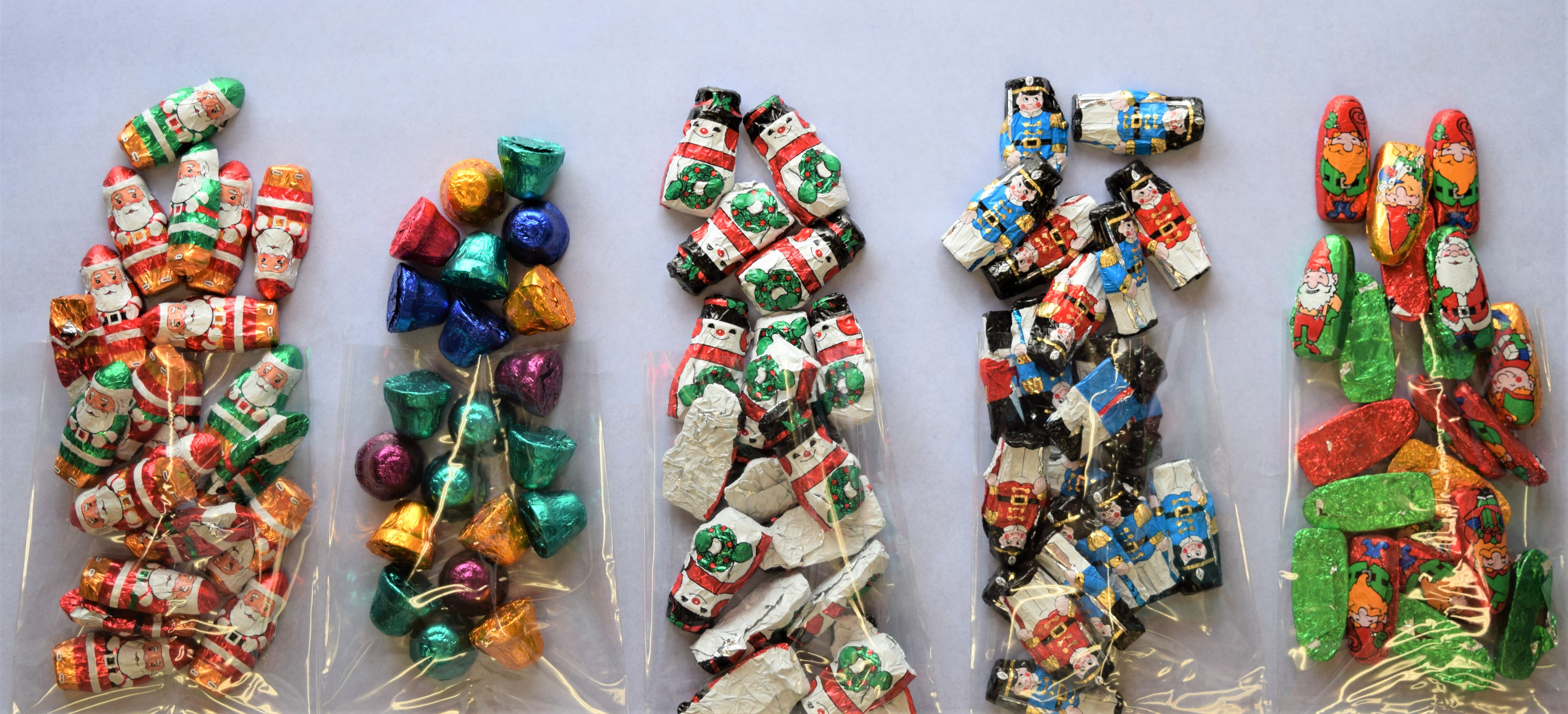 Foiled Christmas Chocolates