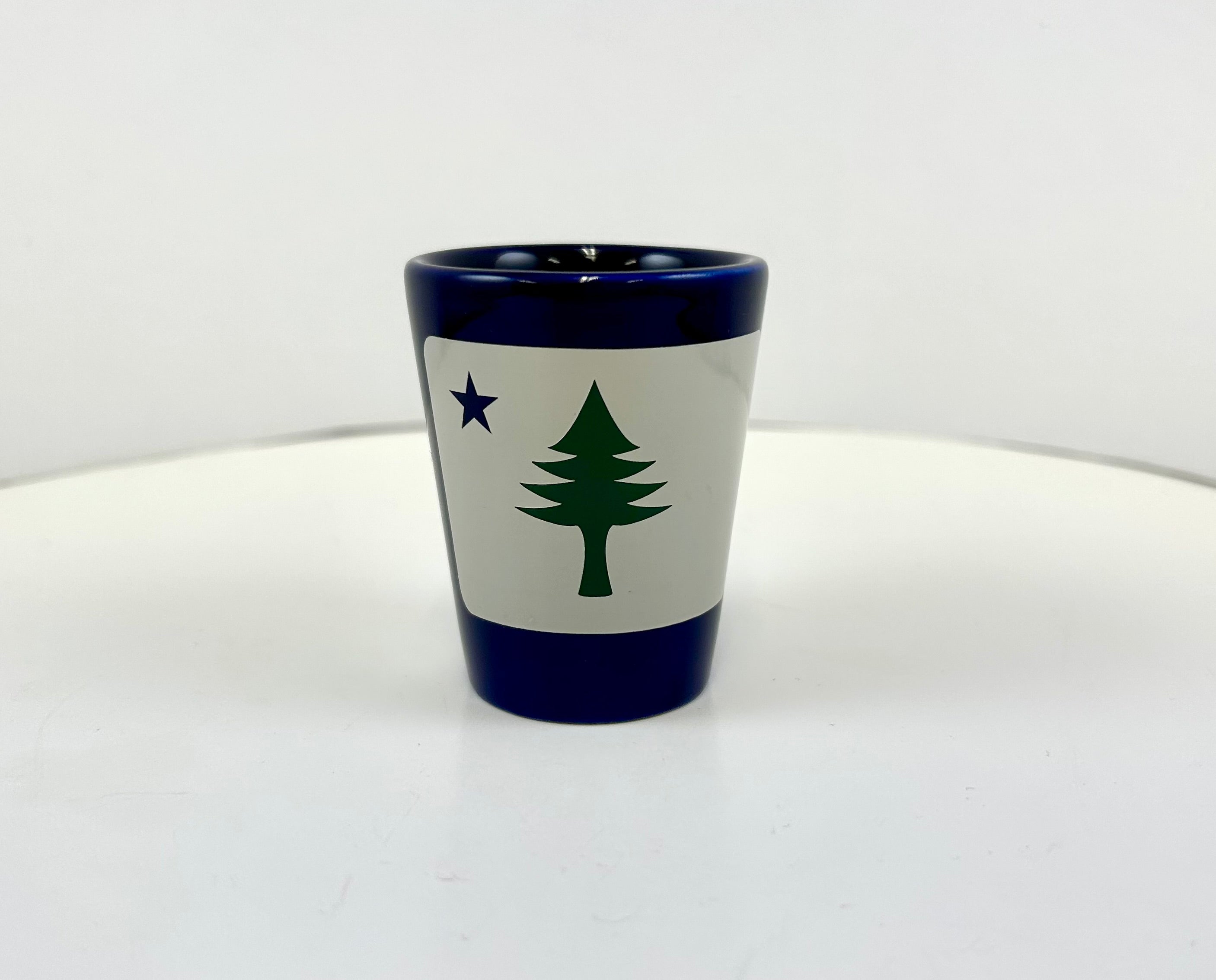 Old Maine Flag Shot Glass