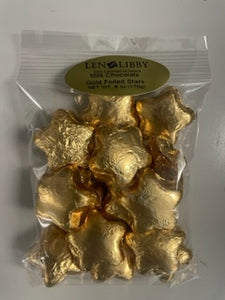 Milk Chocolate Foiled Stars