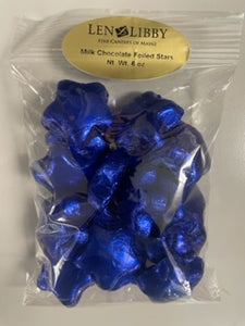Milk Chocolate Foiled Stars