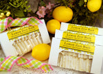 Load image into Gallery viewer, Boxes of white chocolate lemon zest bark 
