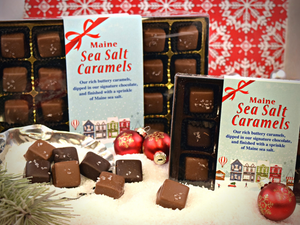 Sea Salt Caramels Gift Box - Christmas Village Collection