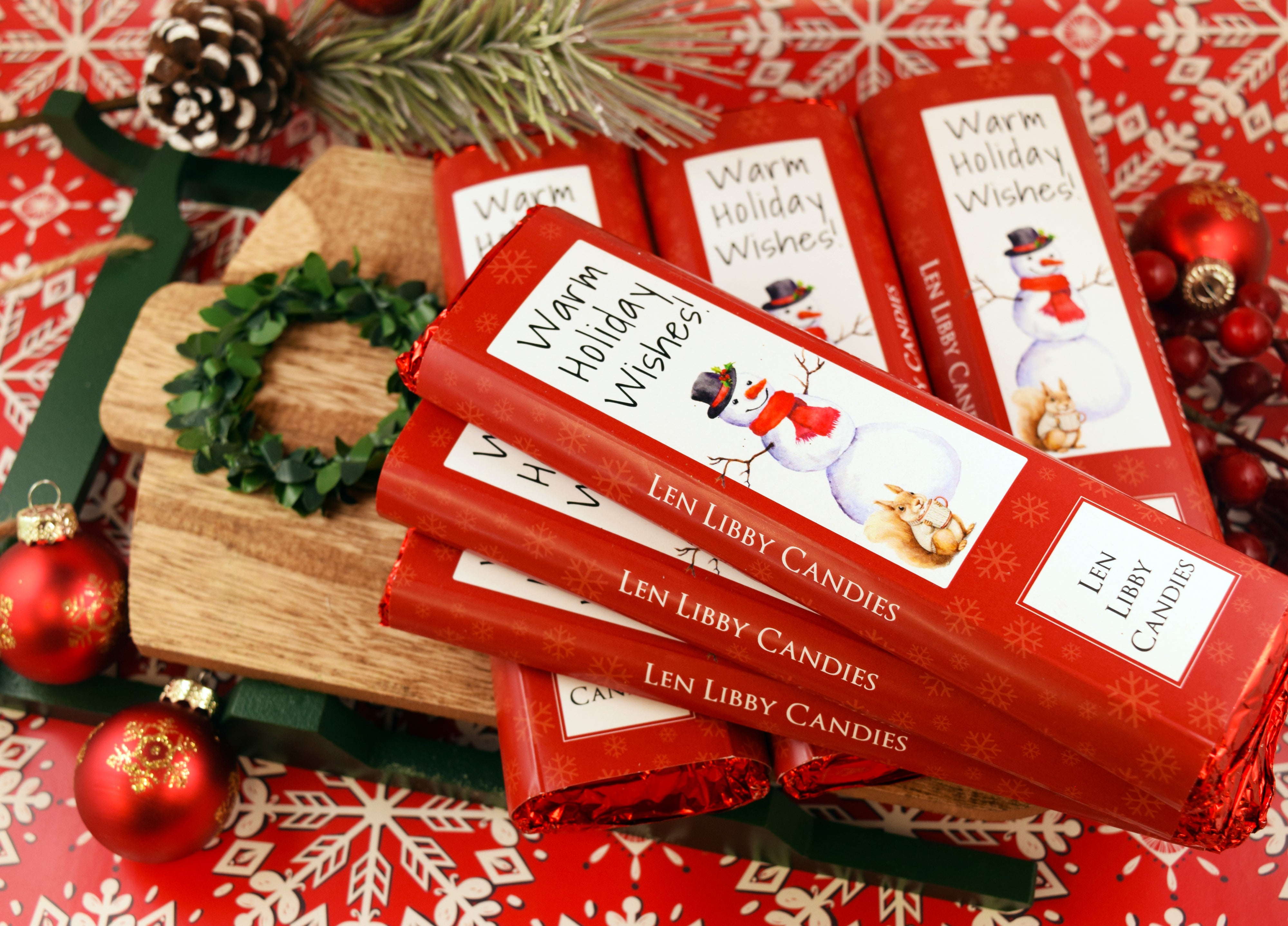 Large Chocolate Bars - Assorted Holiday Styles