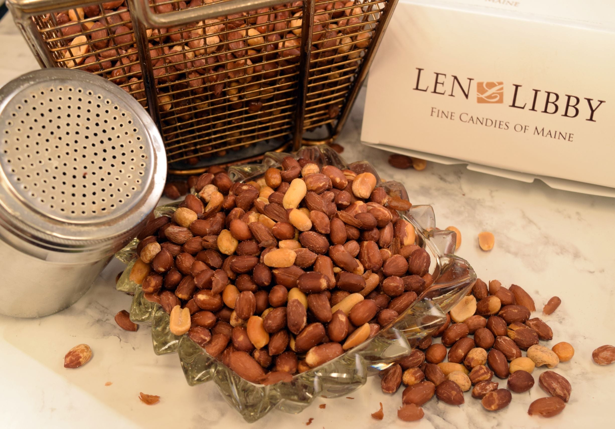 Freshly Roasted Salted Spanish Peanuts - By the Pound